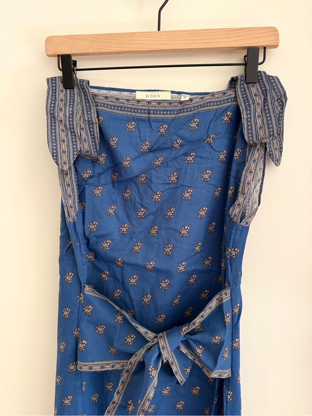 NWOT Doen AMORETTE DRESS IN EARTHA PAISLEY - Picture 6 of 9